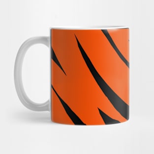 Black and Orange Tiger Print Mug